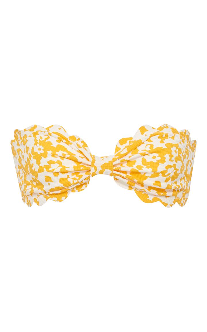 Marysia Swim Printed Antibes Scalloped Top