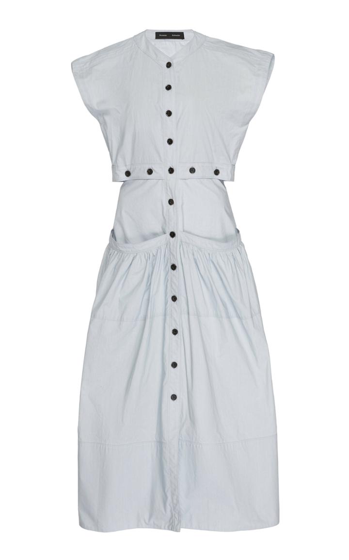 Proenza Schouler Short Sleeve Cotton Dress