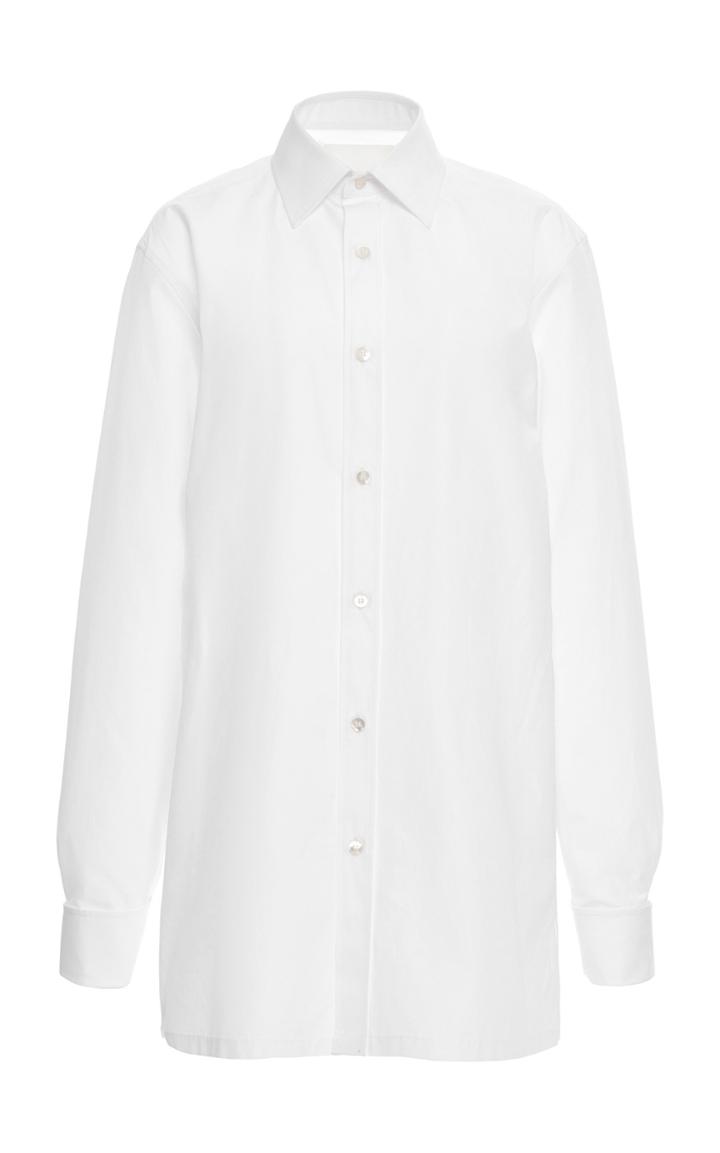 Moda Operandi Maison Margiela Cotton Long Sleeved Shirt Size: 38