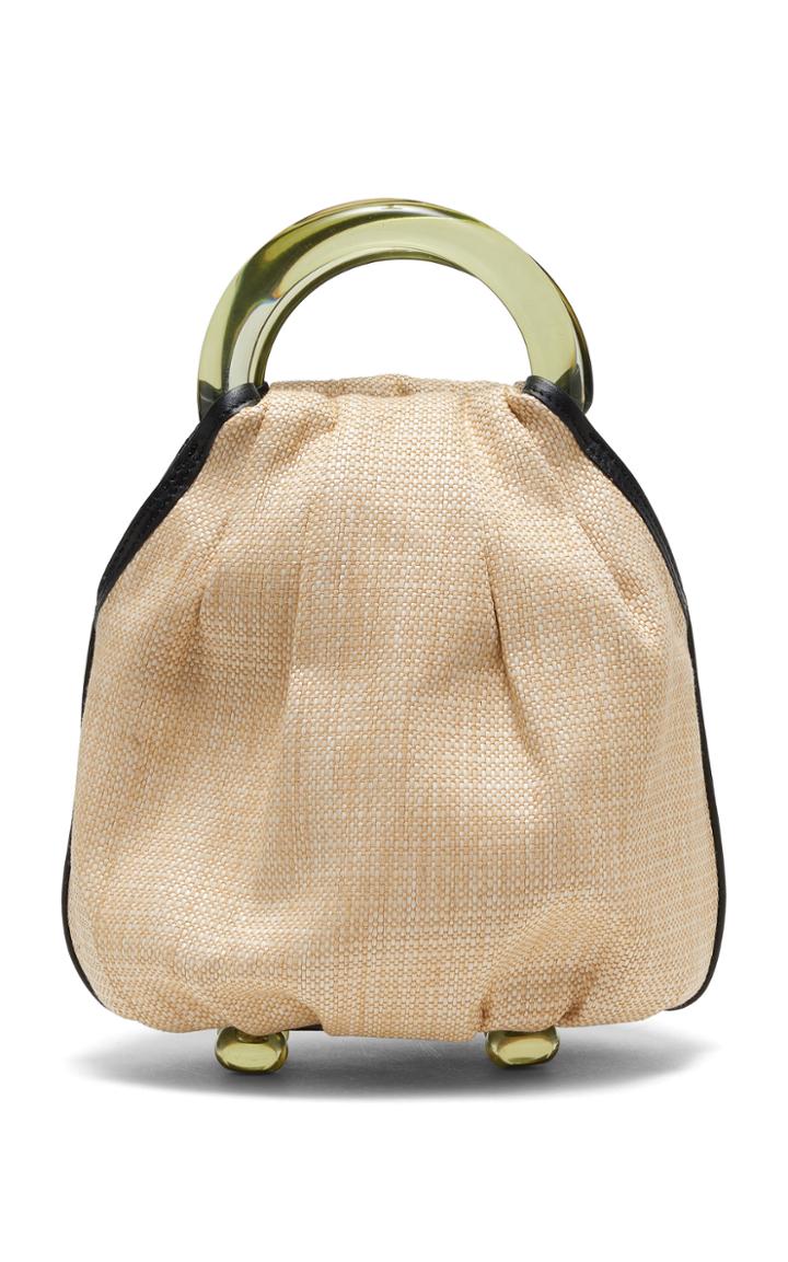 Moda Operandi Lizzie Fortunato Alpine Acrylic And Leather Top Handle Bag