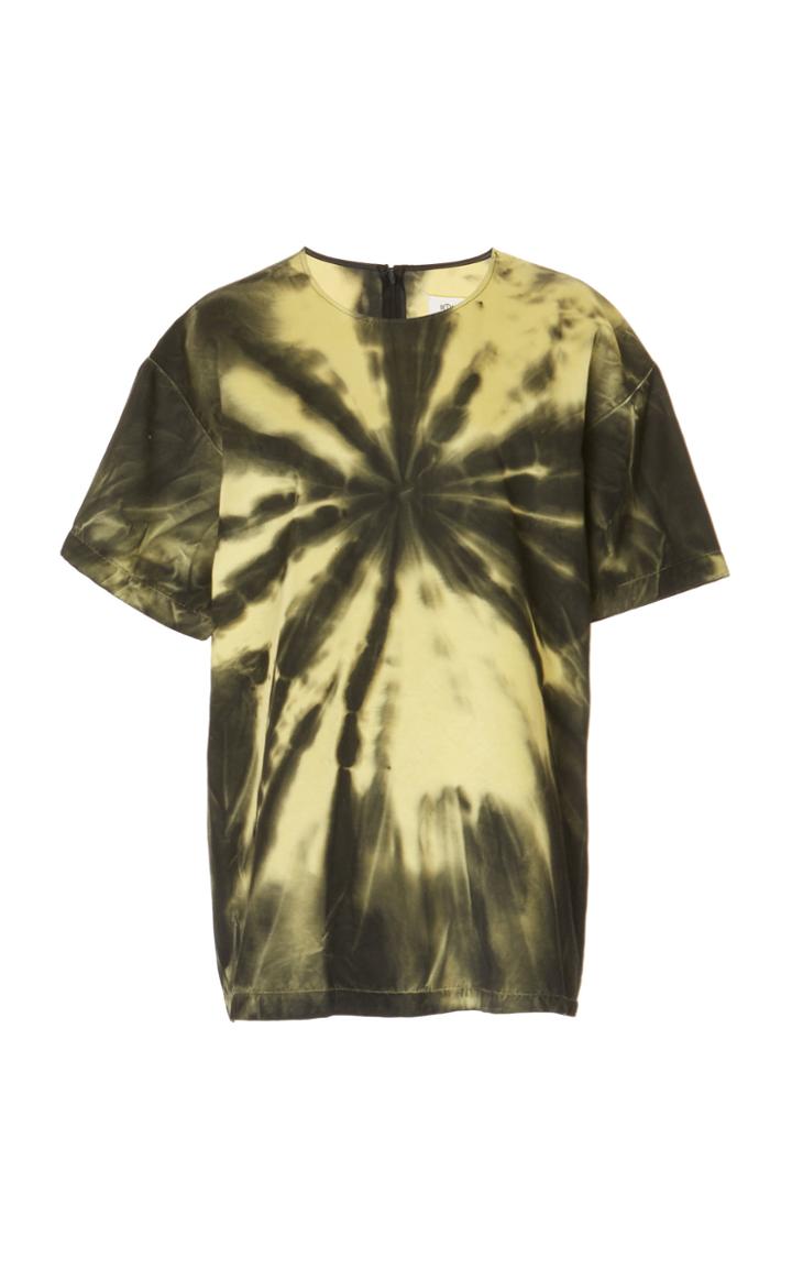 Maison Margiela Oversized Tie Dye Cotton T-shirt