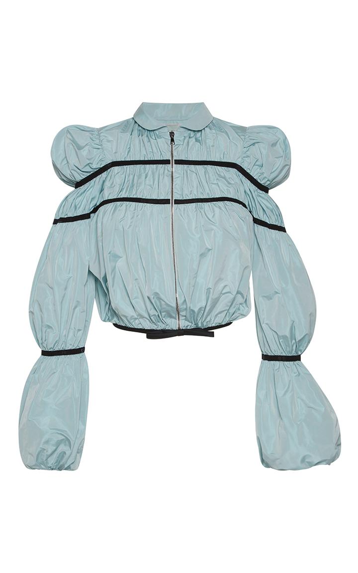 Giambattista Valli Puffed Sleeve Bomber Jacket