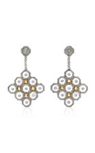 Sanjay Kasliwal 14k Gold And Silver Multi-stone Earrings