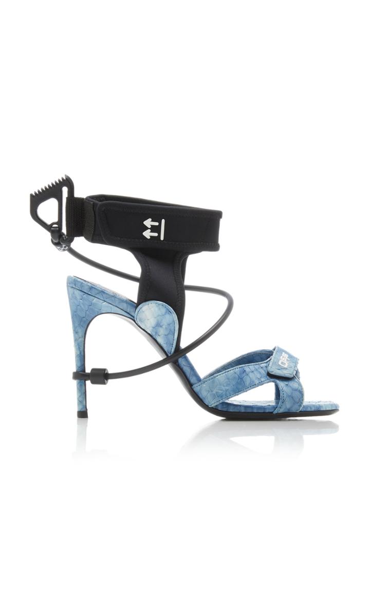 Off-white C/o Virgil Abloh Elaphe Surf Leather Sandals