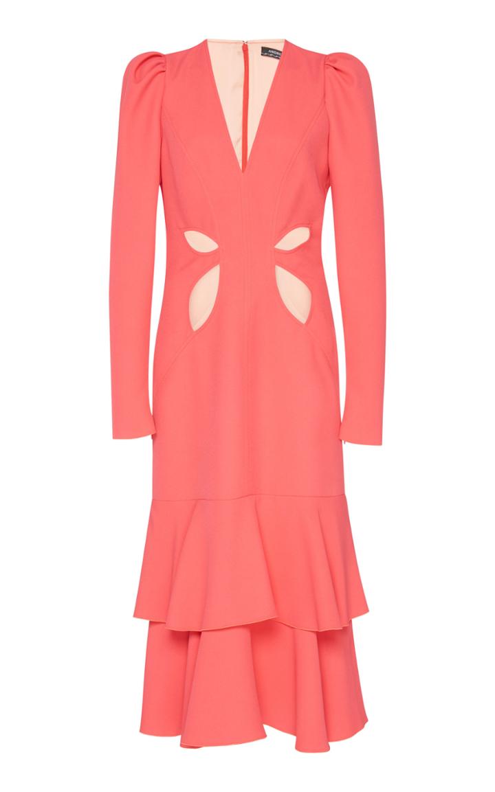Andrew Gn Cut Out Midi Dress