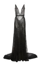 Costarellos Beaded Tulle Gown