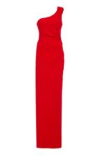Rachel Gilbert Elvira Cold-shoulder Jersey Gown