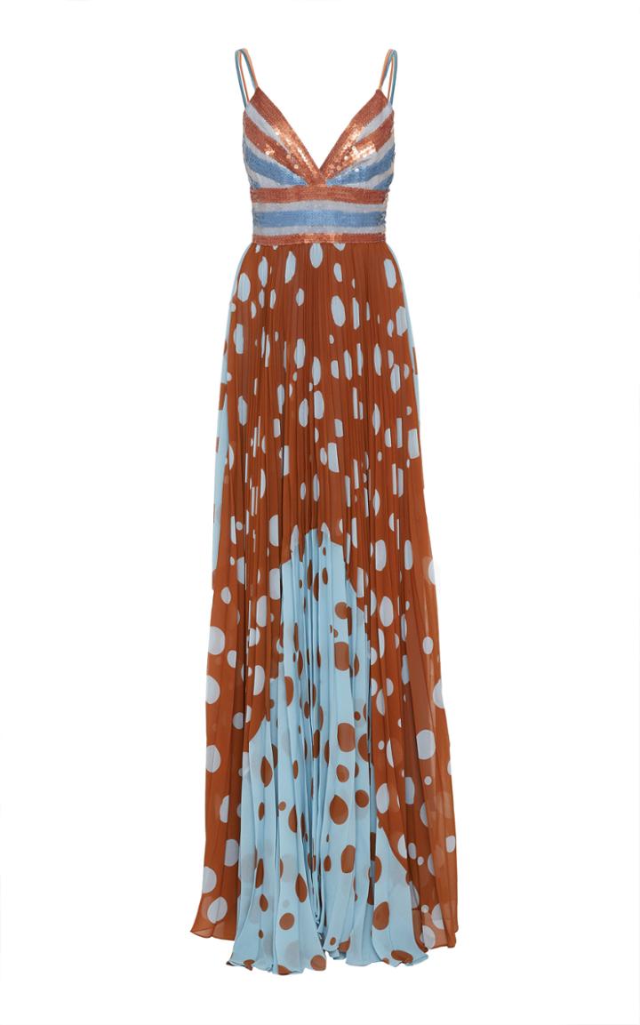 Moda Operandi Silvia Tcherassi Anzio Sequin-embellished Polka Dot Dress