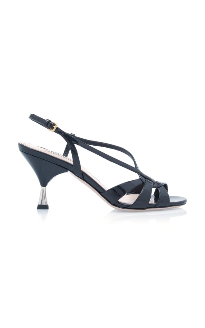 Miu Miu Strappy Leather Sandals