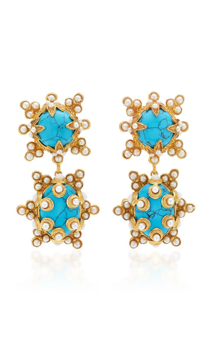 Christie Nicolaides Lucia Turquoise Earrings