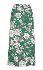 La Doublej Floral Pencil Skirt