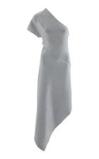 Rosetta Getty M'o Exclusive One Shoulder Slashed Panel Dress