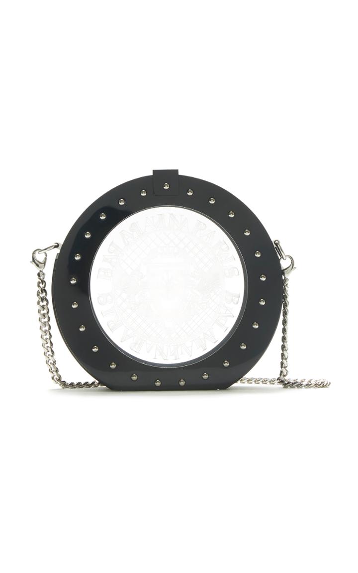 Balmain Plexi Disco Bag