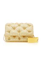 Benedetta Bruzziches Carmen Crab Printed Silk Satin Bag