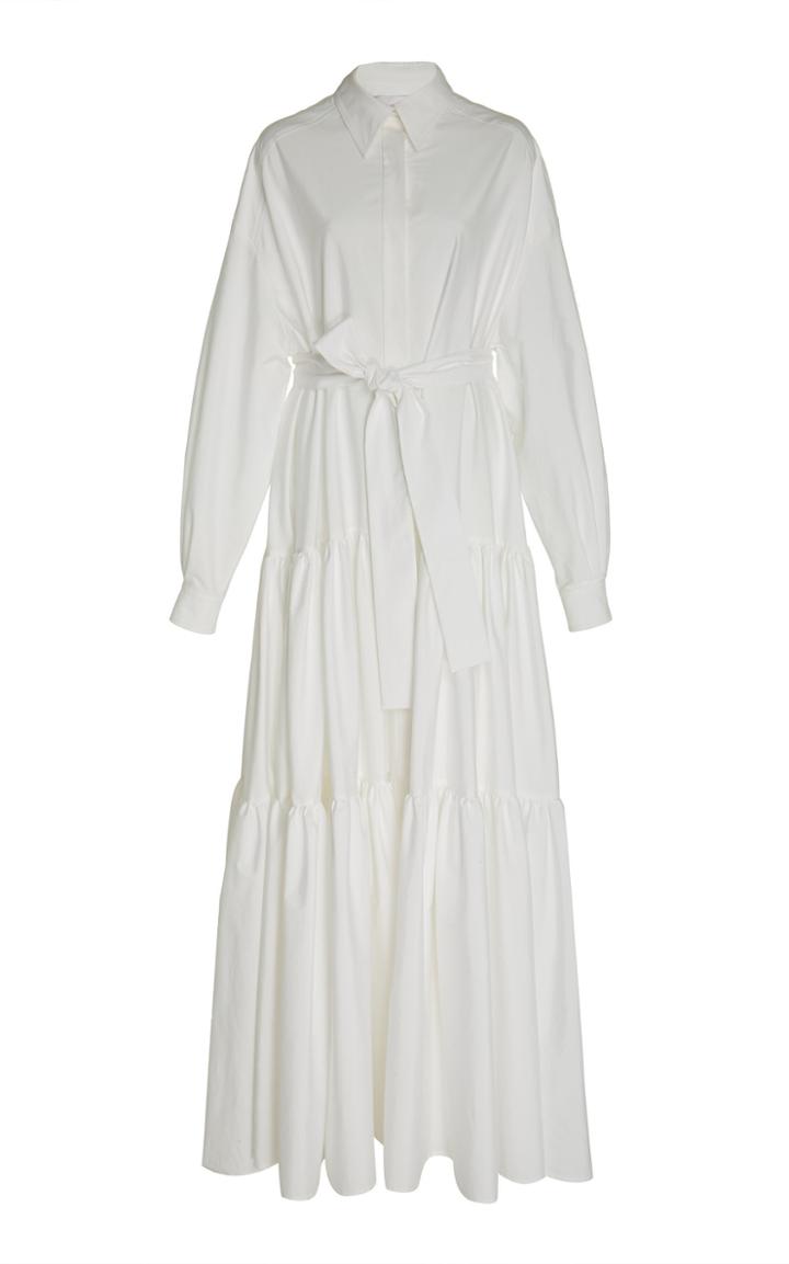 Carolina Herrera Oversized Cotton-blend Shirt Gown