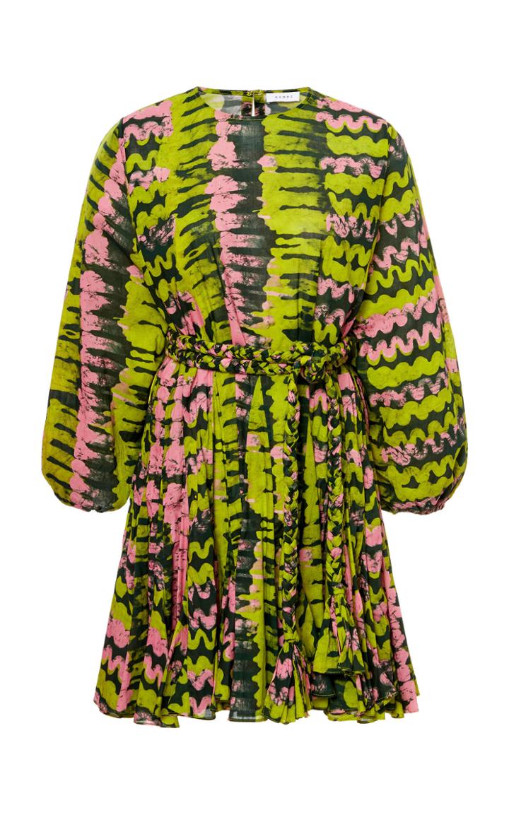 Moda Operandi Rhode Ella Tie-waist Cotton Mini Dress Size: L