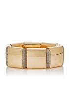 Moda Operandi Vhernier 18k Pink And White Gold Carre Bracelet