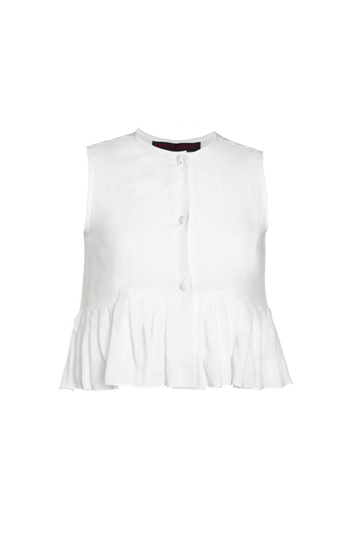 Martin Grant The Ruffle Bottom Top