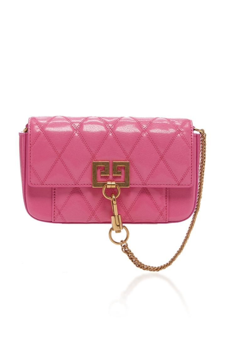 Givenchy Pocket Mini Quilted Leather Clutch
