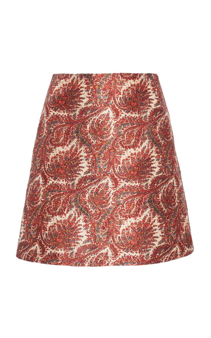 Adam Lippes Jacquard Mini Skirt