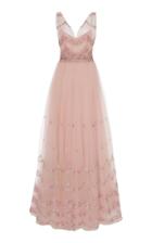 Luisa Beccaria Princess Embroidered Tulle Ballgown