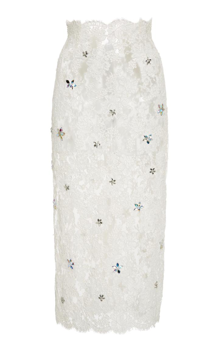 Nina Tiari Lace Midi Skirt