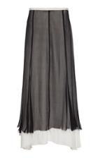 Moda Operandi Albus Lumen Double-layer Crepe-silk Skirt Size: 6