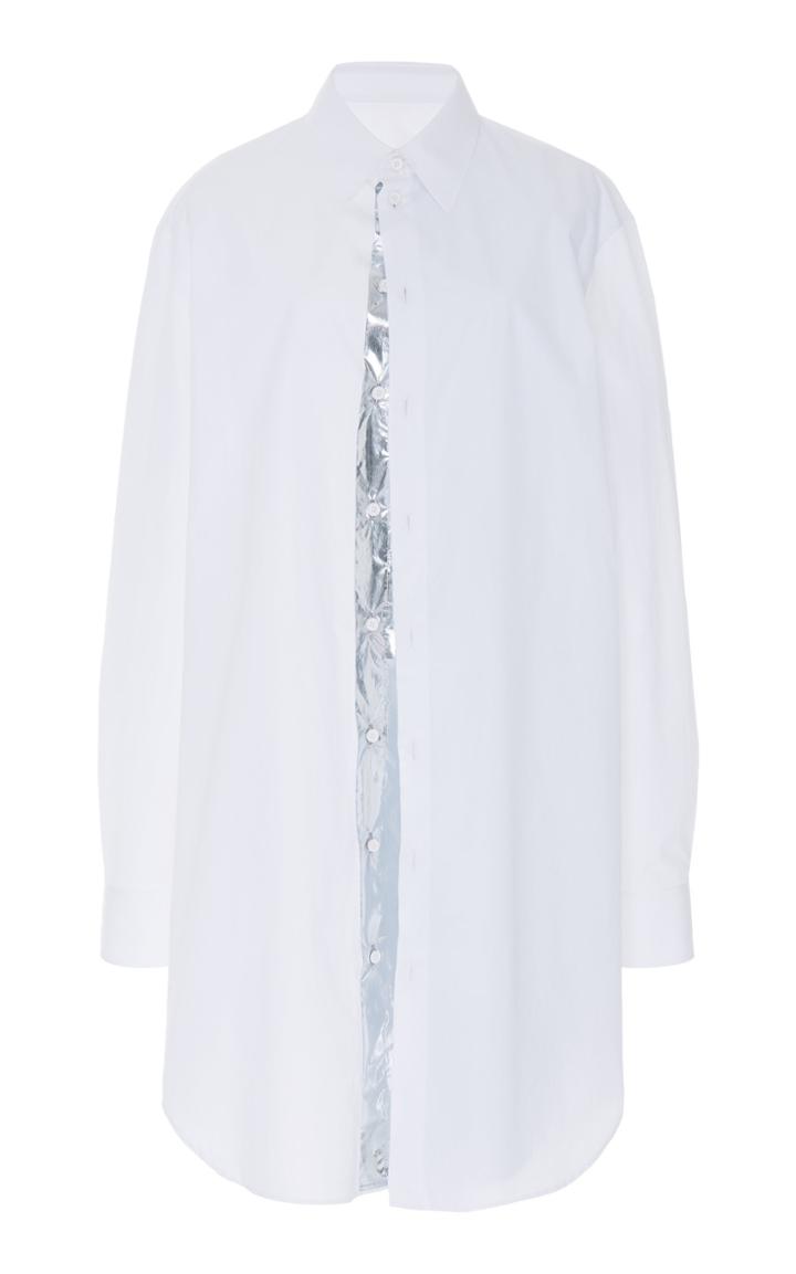 Maison Margiela Cotton Poplin Foil Shirt