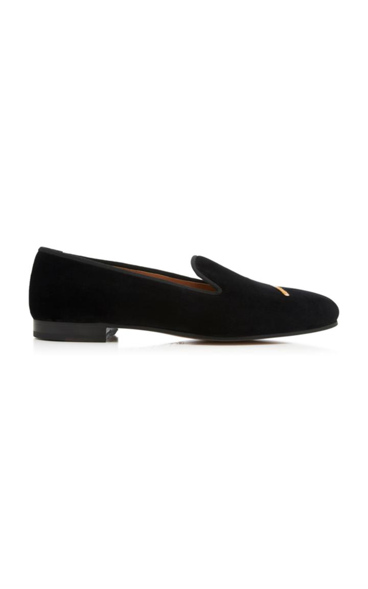 Stubbs & Wootton M'o Exclusive Cigarette And Scotch Velvet Slippers