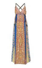 Etro Printed Silk Maxi Dress