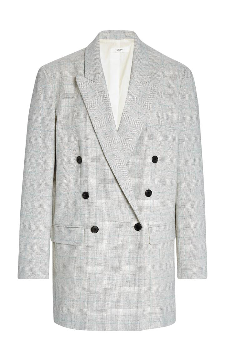 Isabel Marant Toile Eagan Double-breasted Wool-blend Blazer