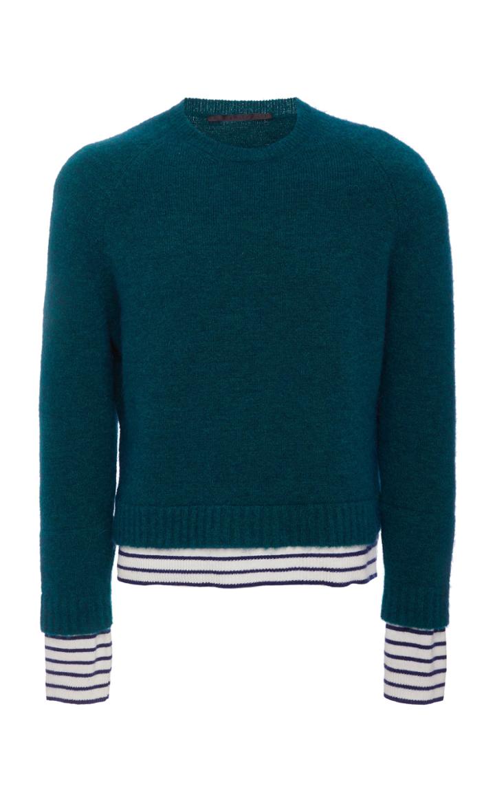 Haider Ackermann Sailor Stripe Crew Neck Sweater