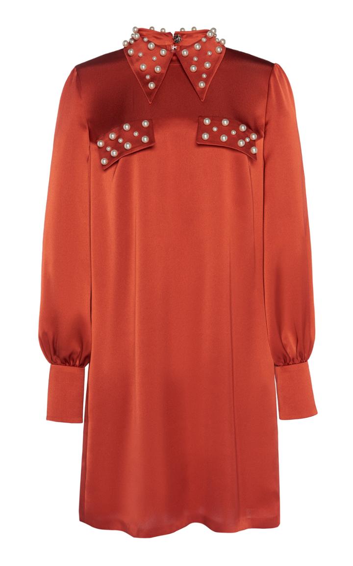 Viktor & Rolf Pearl Studded Shirt Dress