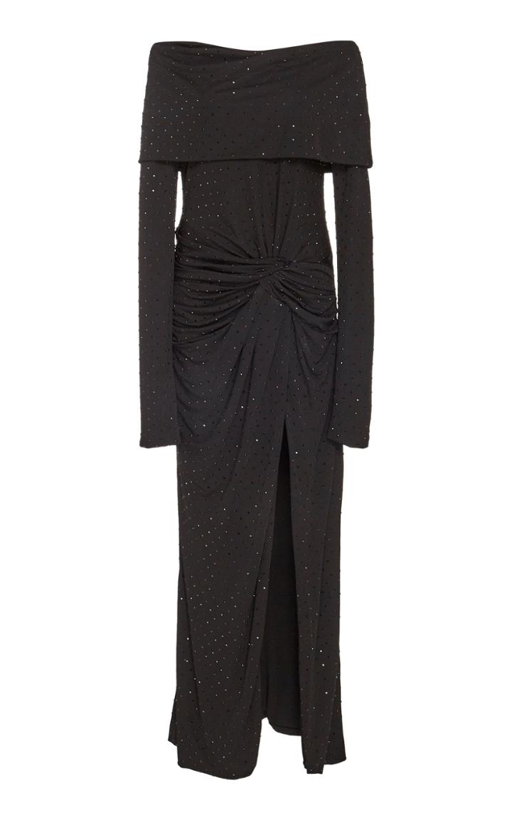 Prabal Gurung Off-the-shoulder Draped Gown