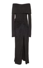 Prabal Gurung Off-the-shoulder Draped Gown