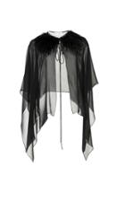 Dice Kayek Feather And Silk Cape