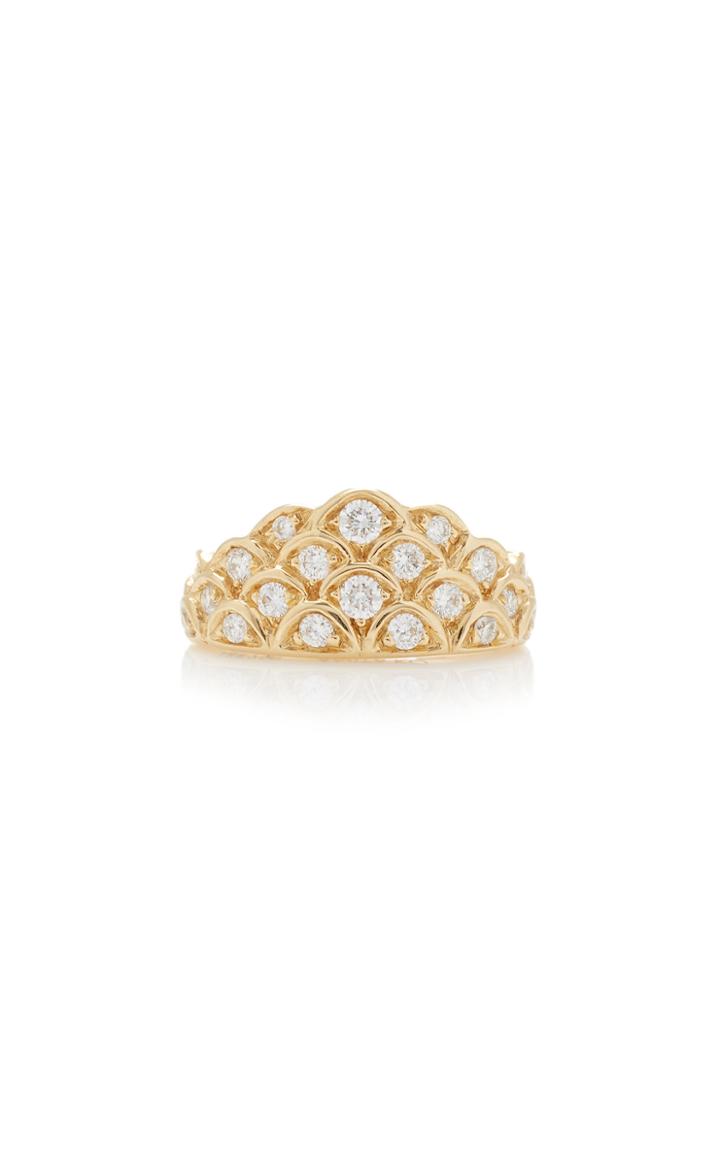 Anita Ko Single Diamond Crown Ear Cuff