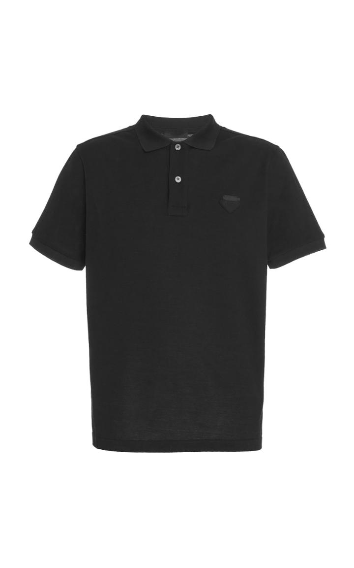 Prada Cotton-pique Polo Shirt