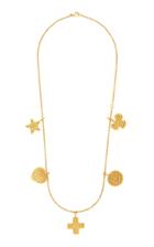 Moda Operandi Gaya 18k Yellow Gold Five Symbols Of Life Maxi Necklace