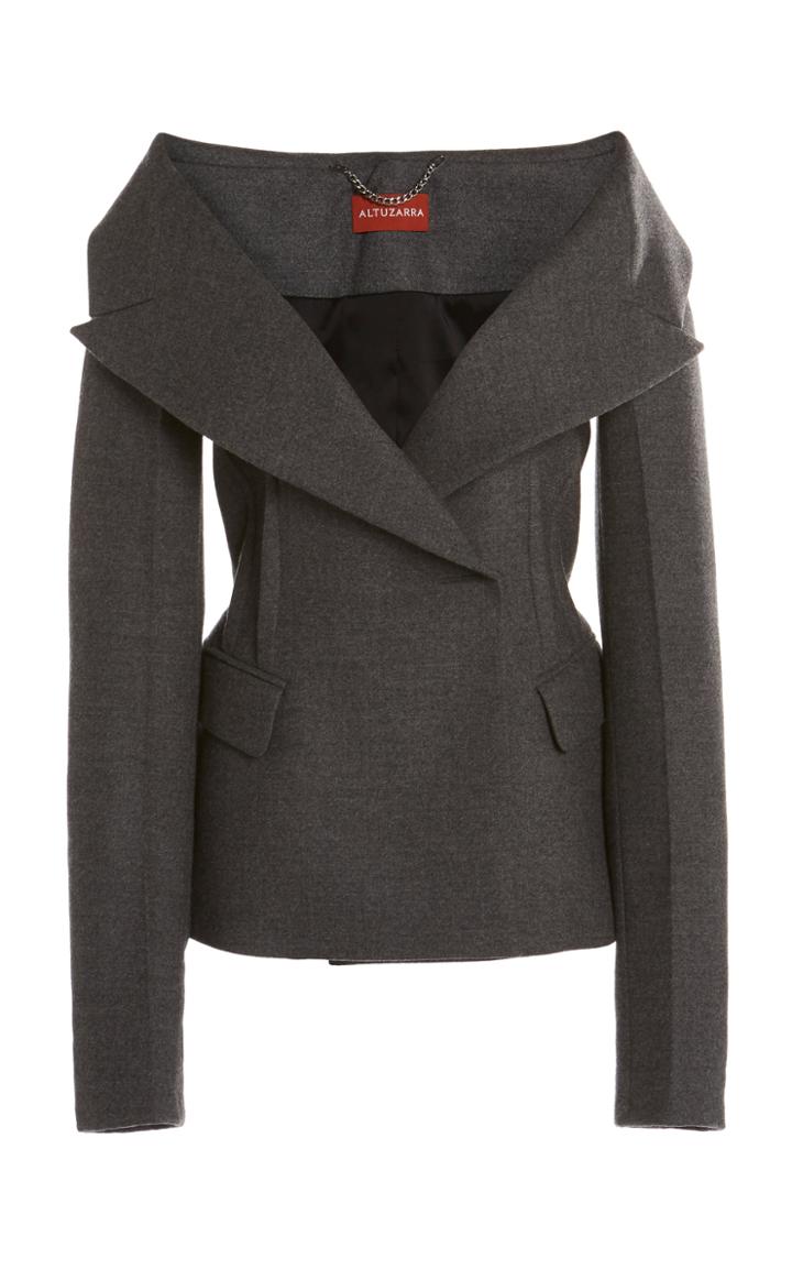Moda Operandi Altuzarra Darlene Mlange Wool-blend Blazer