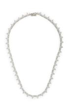 Fallon Silver-tone Crystal Necklace