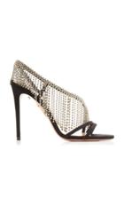 Aquazzura Wild Fringe Embellished Suede Sandals