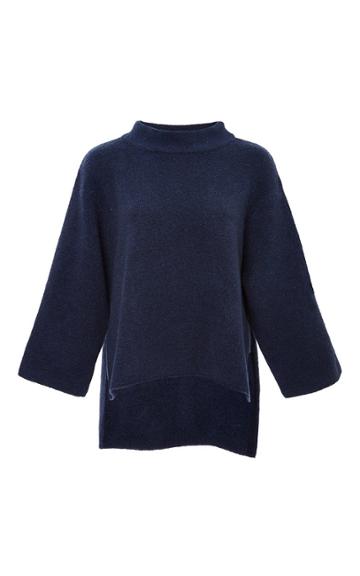 Tibi Kasa Woolen Sweater Cape