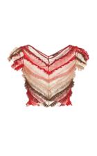Moda Operandi Y/project Lace-embellished Tulle Top Size: 40