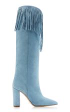 Paris Texas Fringed Suede Boots