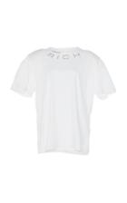 Alessandra Rich Padded Shoulder Oversized T-shirt