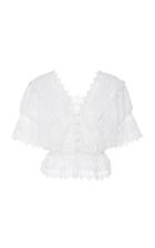 Alexis Pentha Cropped Lace Top