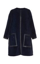 Martin Grant Collarless Fur Coat