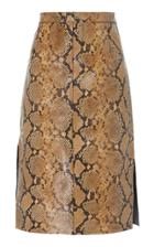 N21 Lidia Leather A-line Skirt