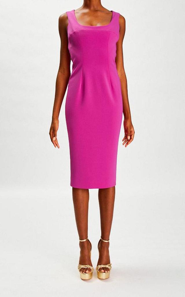 Moda Operandi Sergio Hudson Crepe Sheath Dress